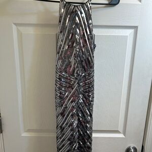 Lululemon silver sequins dress xs